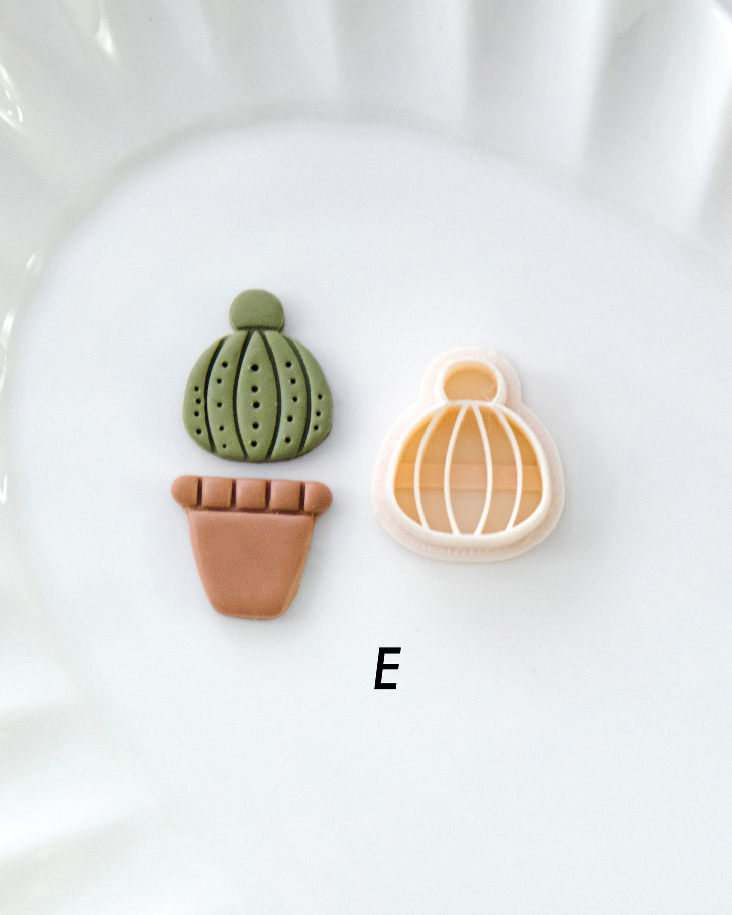 Various Cactus Polymer Clay Cutters for Stud Earrings