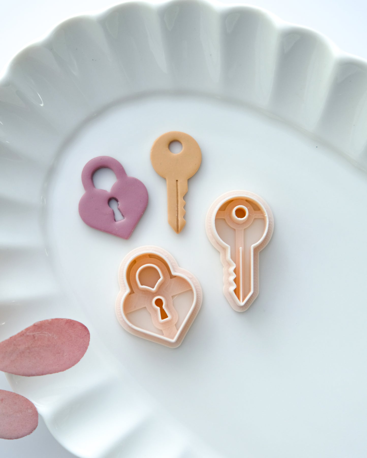 Key & Lock Polymer Clay Cutters Set
