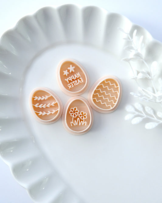 Easter Egg Clay Cutters Set