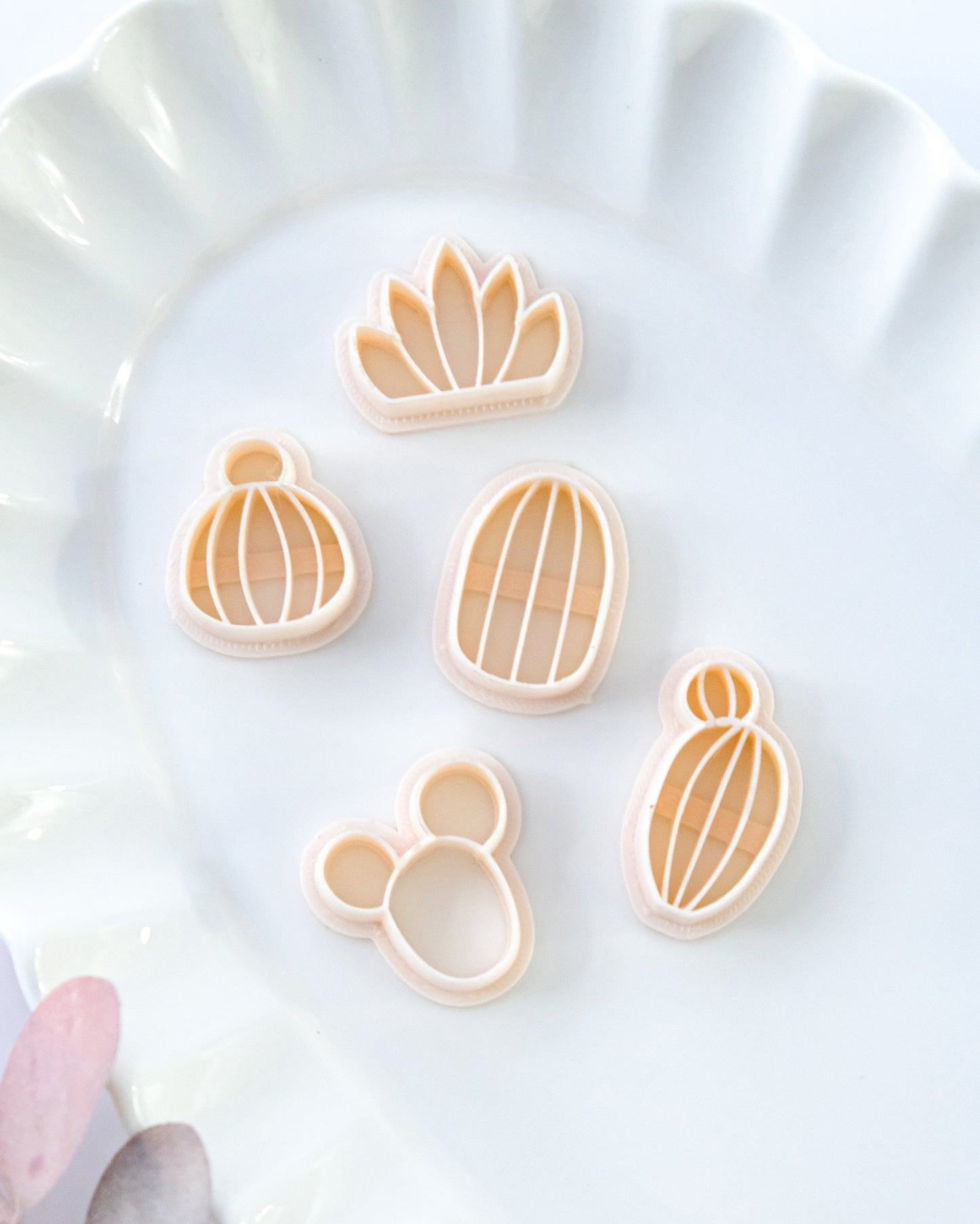 Various Cactus Polymer Clay Cutters for Stud Earrings