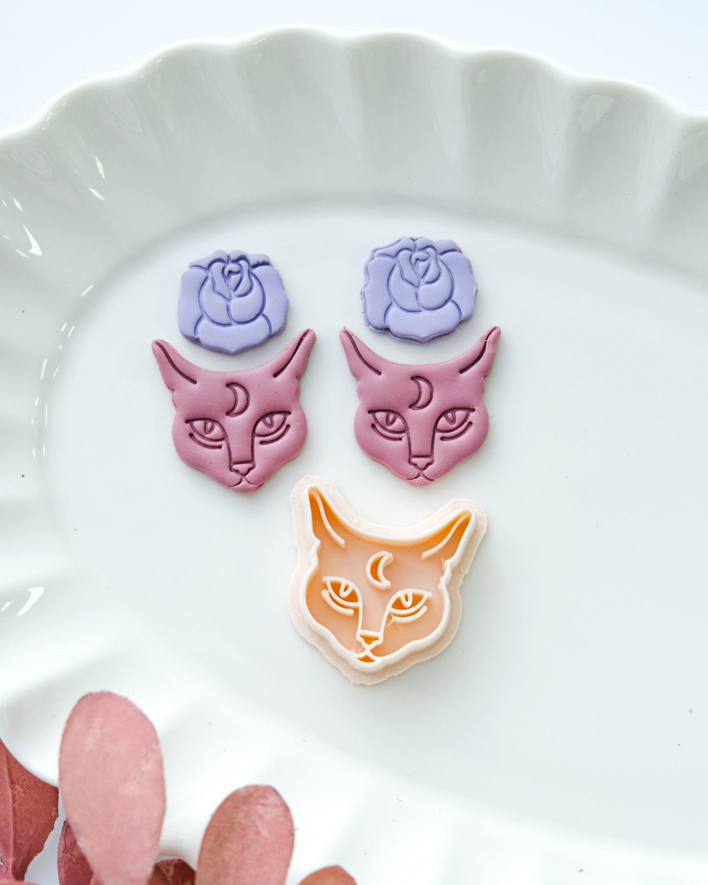 Polymer Clay Cutters for Cat Earrings