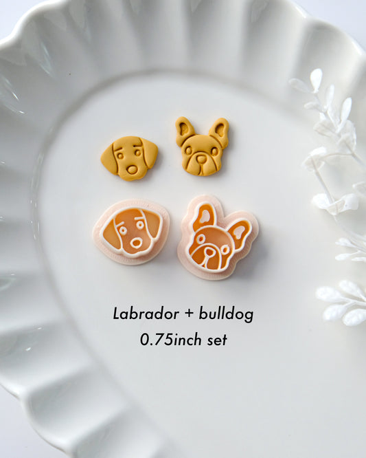 Puppy Dog Polymer Clay Cutters Set