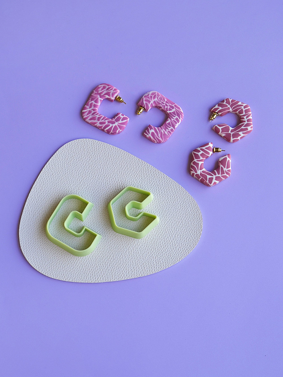 Square & Hexagon Hoops Clay Cutters