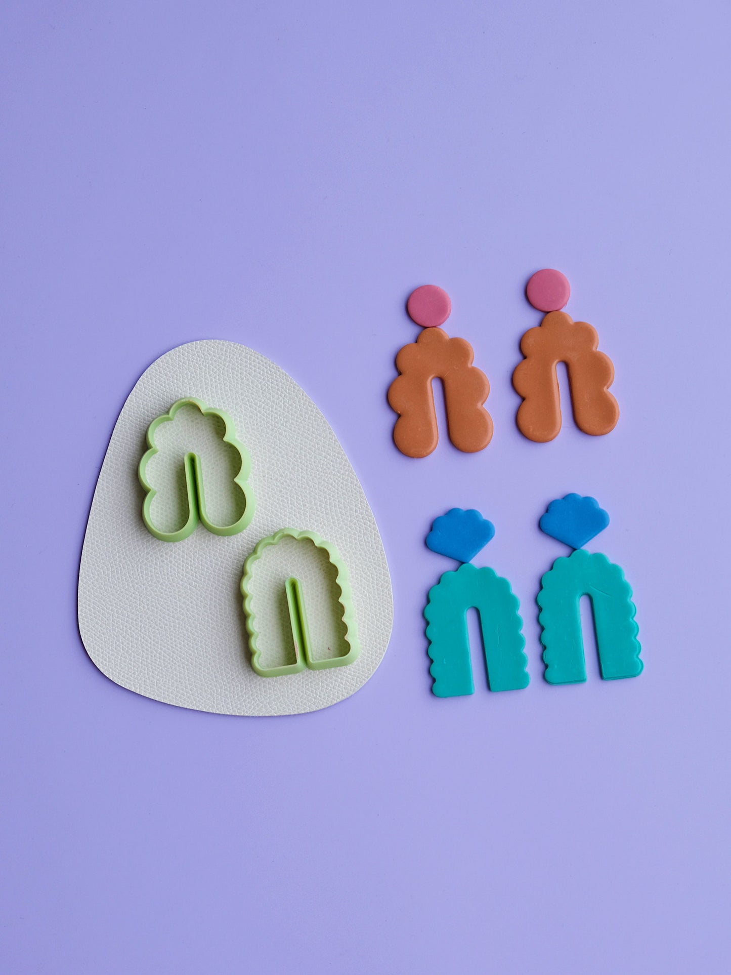 Funky U Shaped Clay Earring Cutters