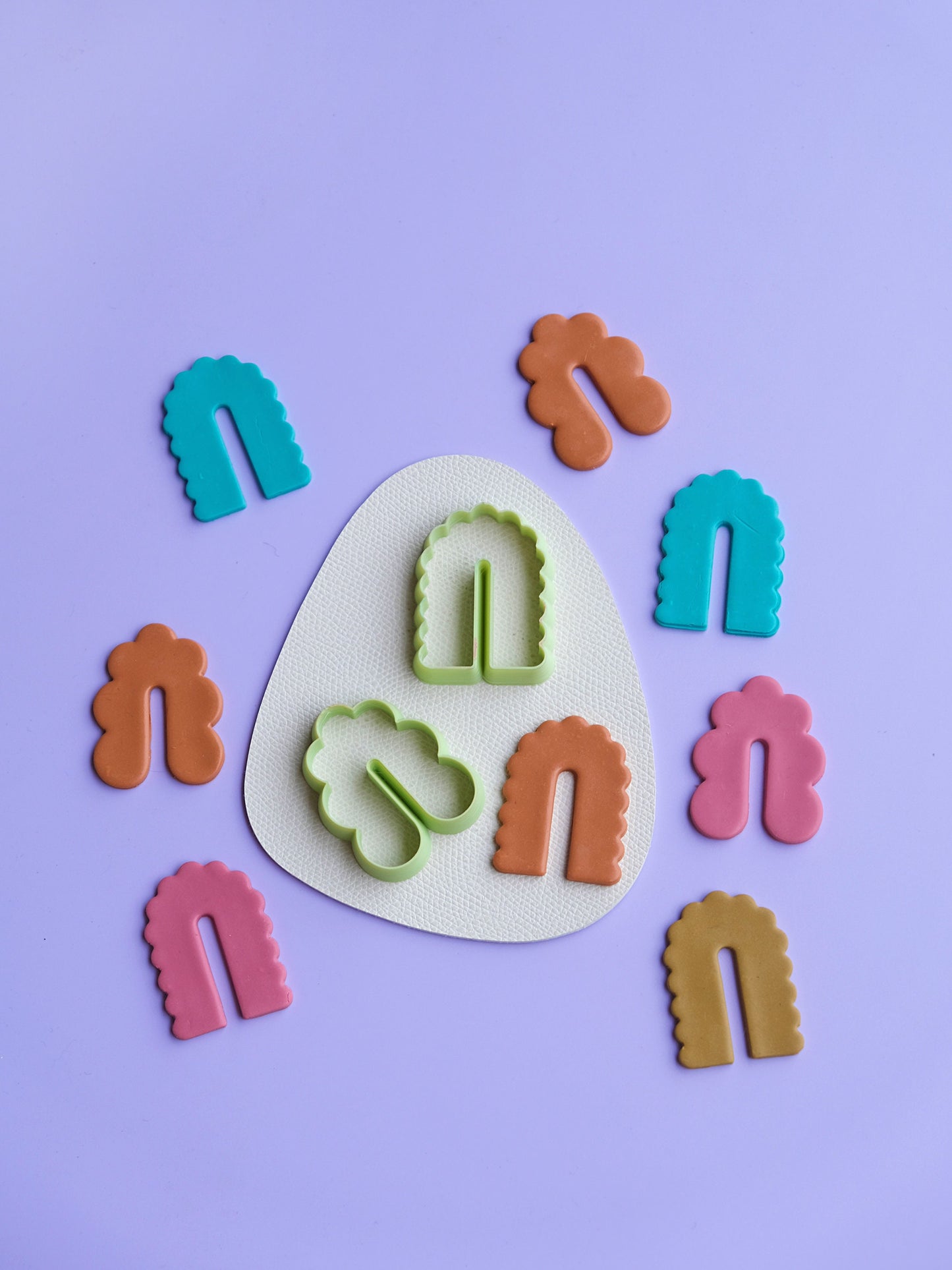 Funky U Shaped Clay Earring Cutters