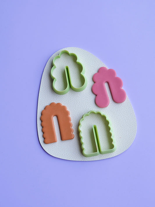 Funky U Shaped Clay Earring Cutters