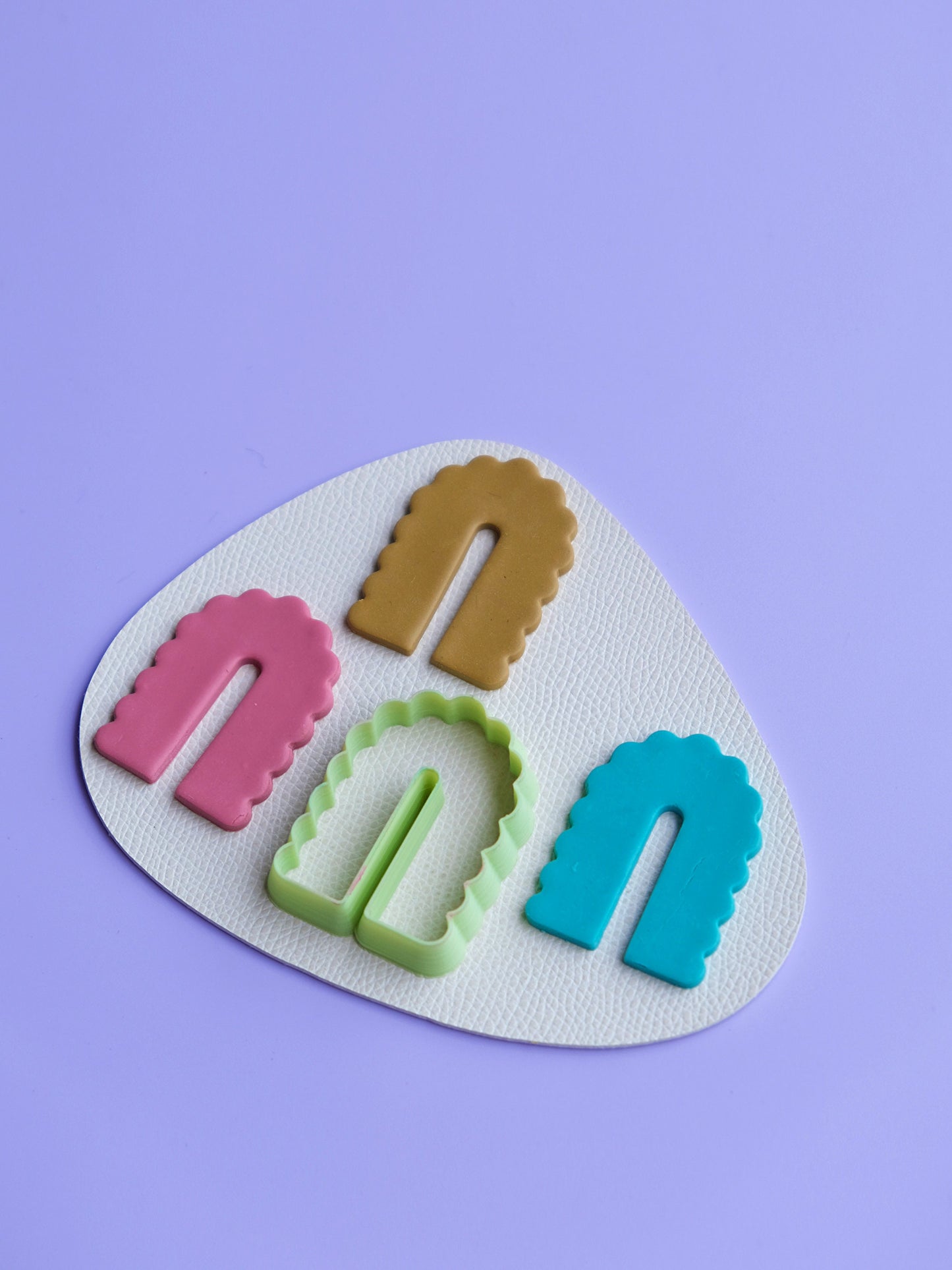 Funky U Shaped Clay Earring Cutters