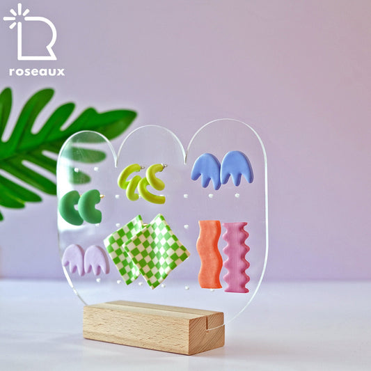 Flower Shaped Earring Holder