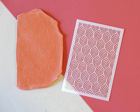 Polymer Clay Texture Sheet for Earrings