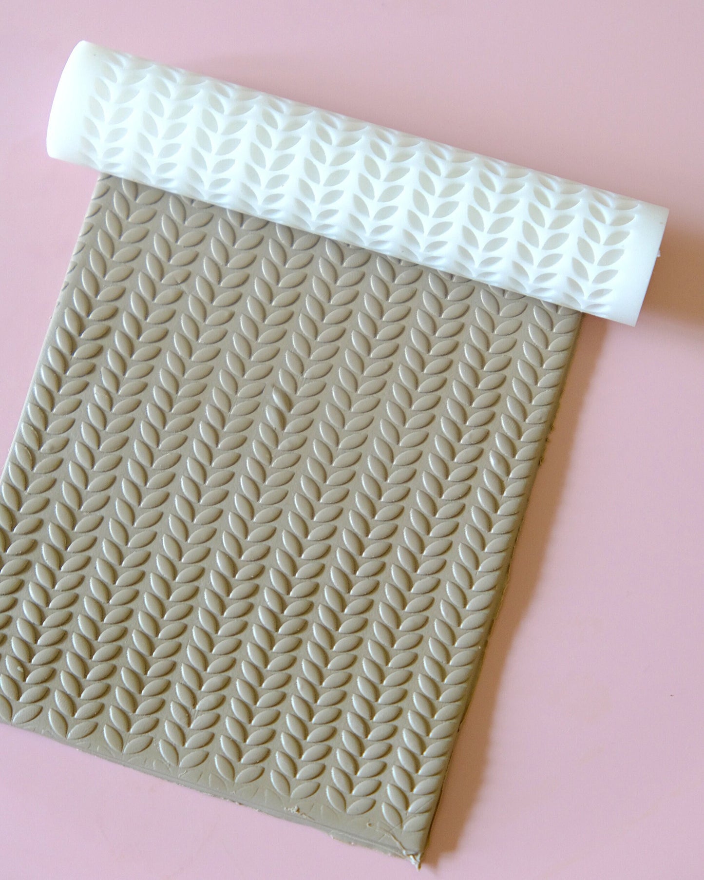 Knitted Texture Roller for Polymer Clay Earrings