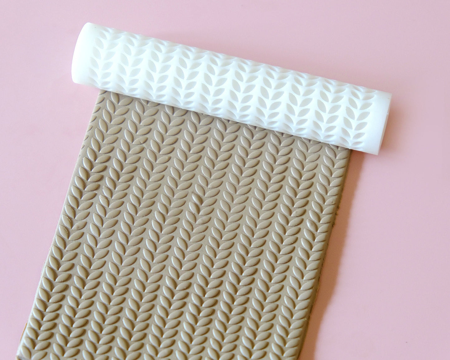 Knitted Texture Roller for Polymer Clay Earrings