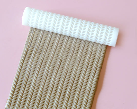 Knitted Texture Roller for Polymer Clay Earrings