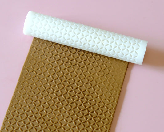 Rhombus Clay Texture Roller