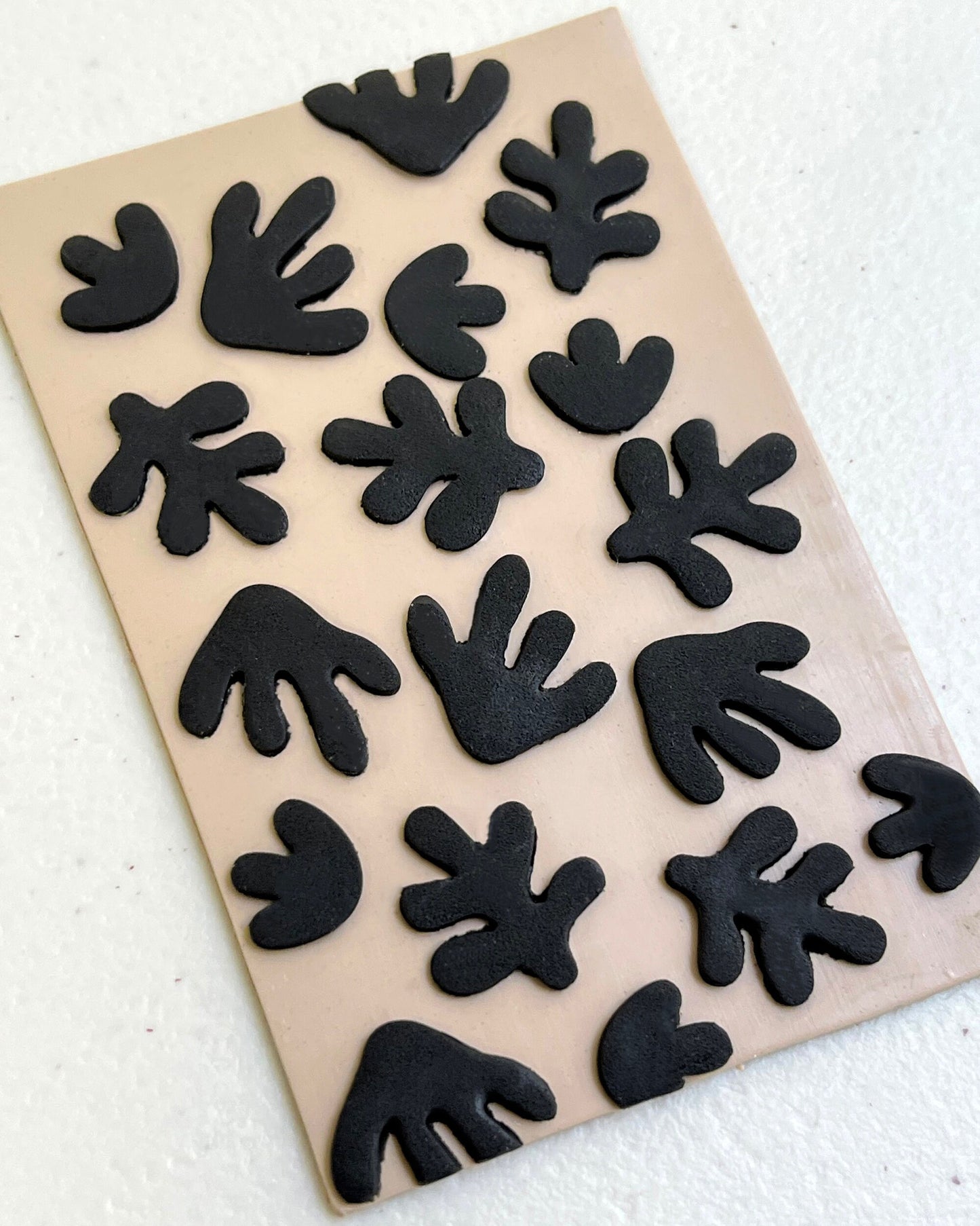 Mini Abstract Coral Polymer Clay Cutters