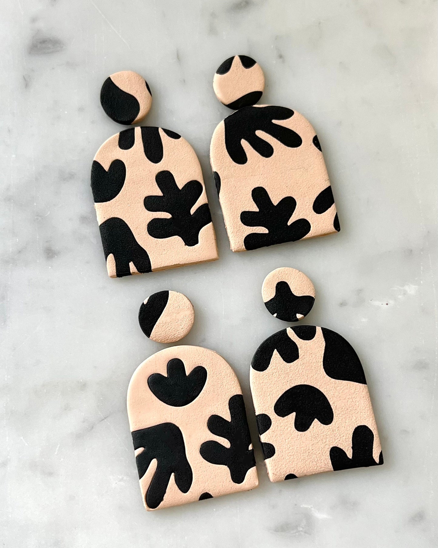 Mini Abstract Coral Polymer Clay Cutters