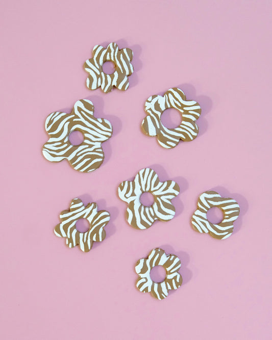 Animal Print Polymer Clay Silk Screen Stencil