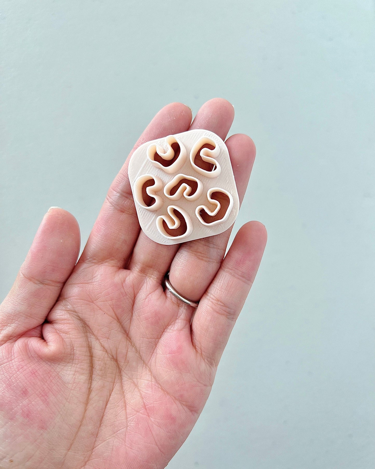 Leopard Print Mini Clay Earring Cutter