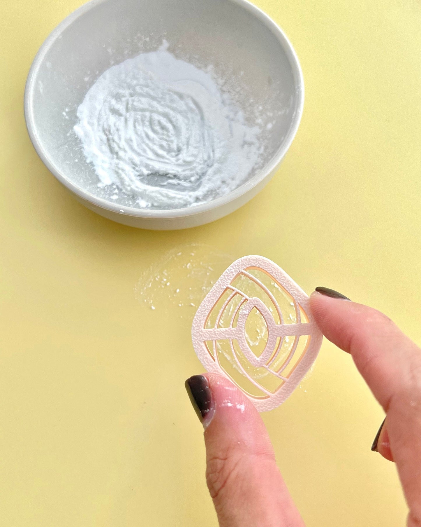Embossed Rhombus Polymer Clay Cutters