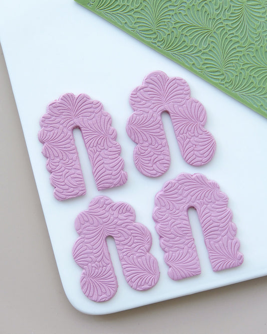 Abstract Design Polymer Clay Texture Mat