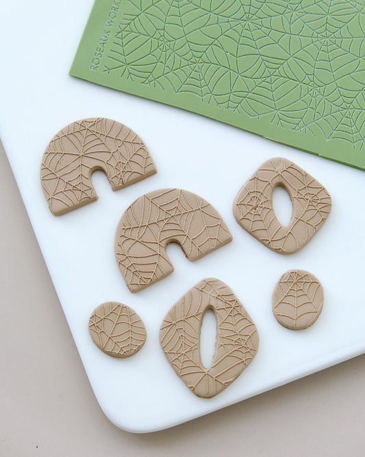 Spider Web Texture Mat For Polymer Clay