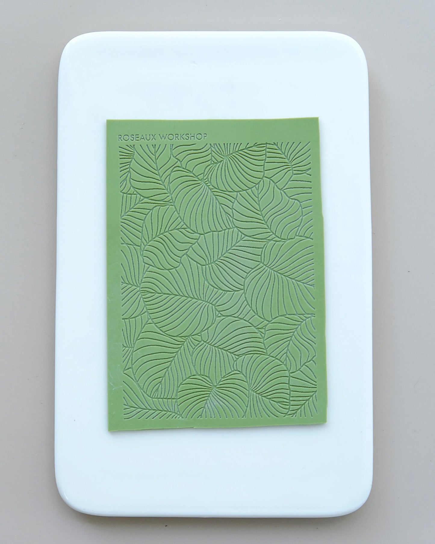 Leaf Texture Mat for Polymer Clay Earrings