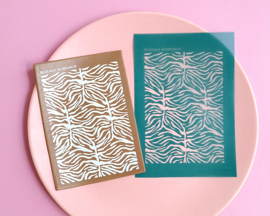 Animal Print Polymer Clay Silk Screen Stencil