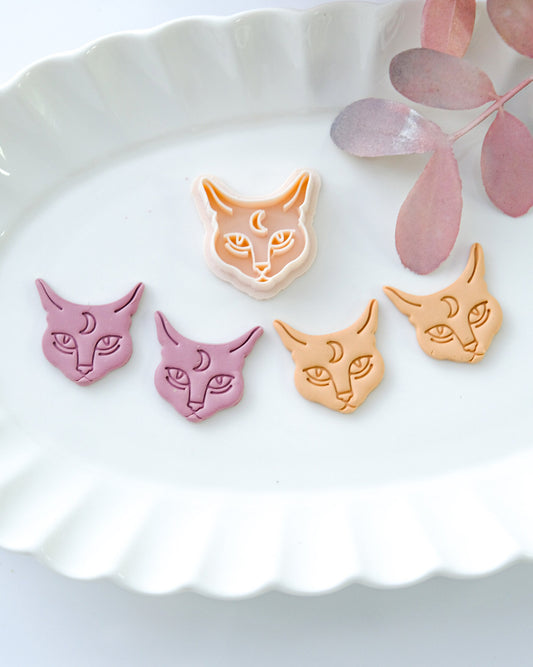 Cat Polymer Clay Cutters for Earrings