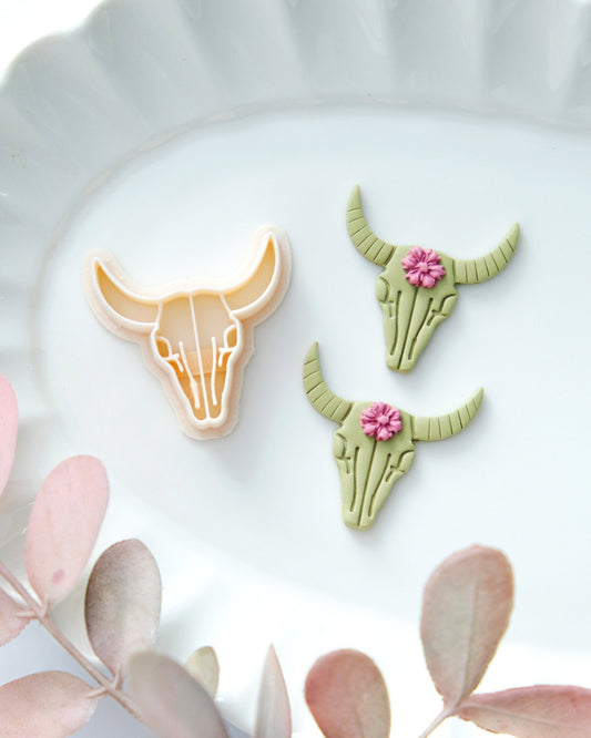 Cow Skull Polymer Clay Cutters