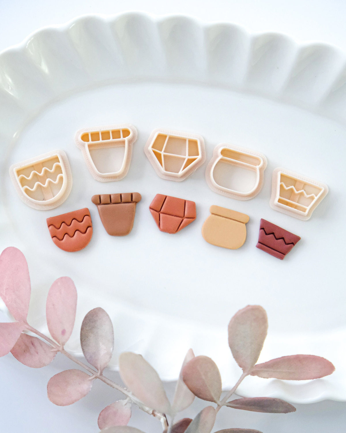 Plant Pots Polymer Clay Cutters