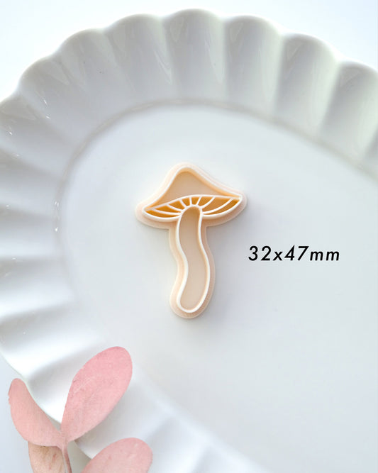 Mushroom Polymer Clay Cutters Set