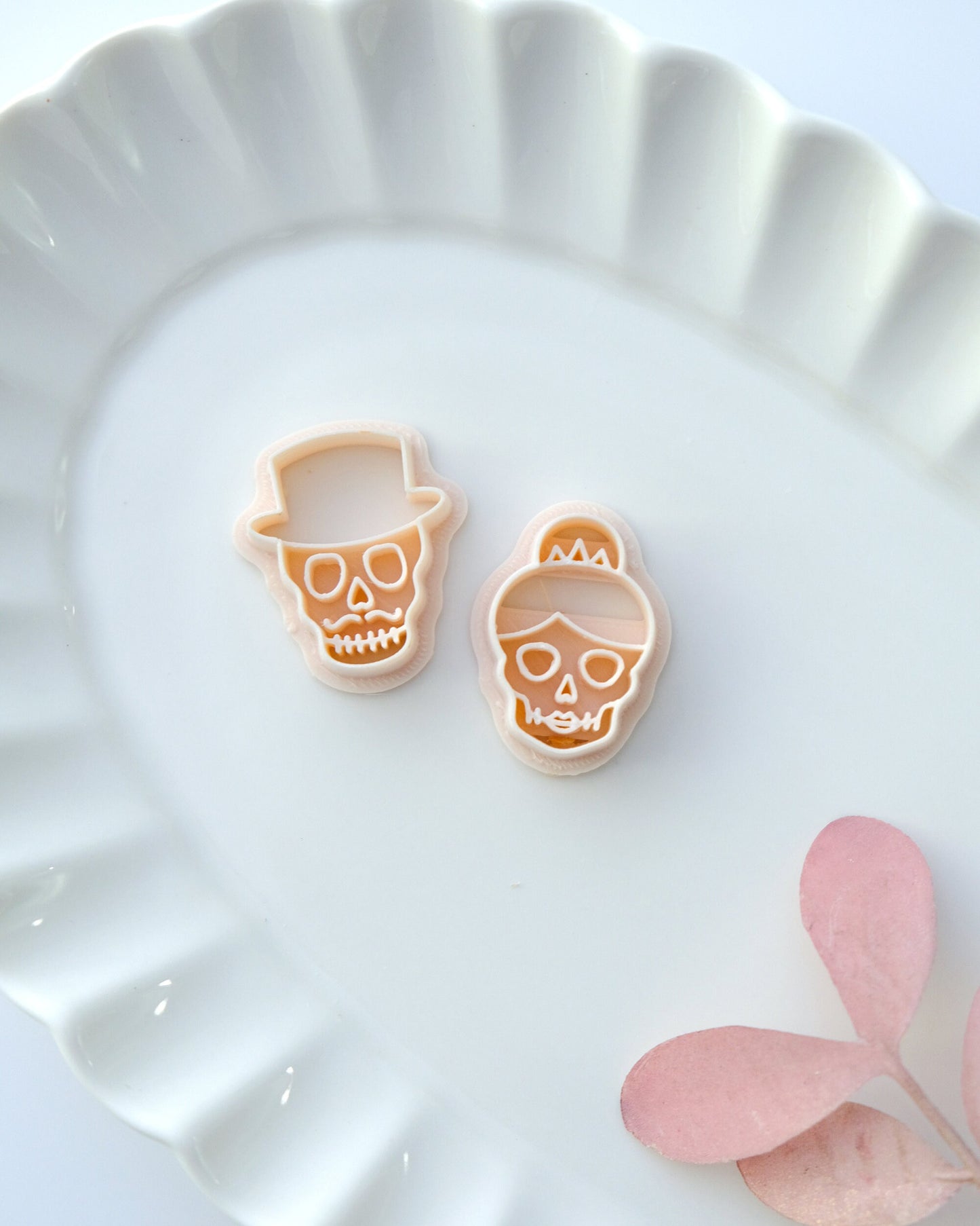 Sugar Skull Couple Polymer Clay Cutters