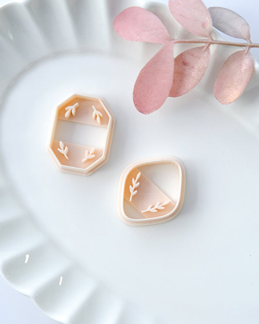 Leaf Art Deco Polymer Clay Cutters