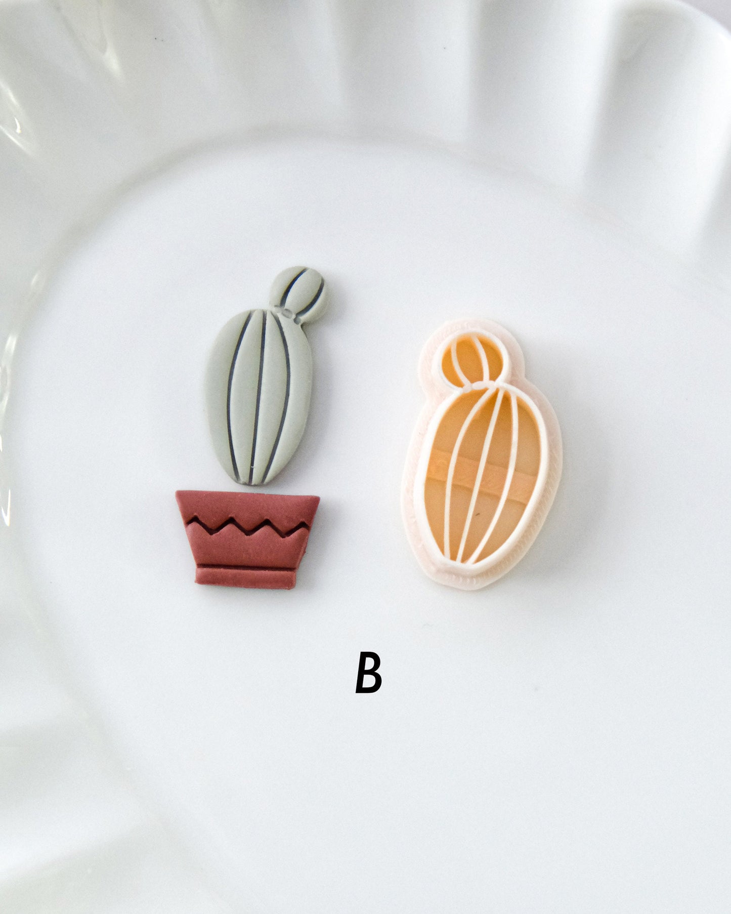 Boho Cactus Polymer Clay Cutters Set