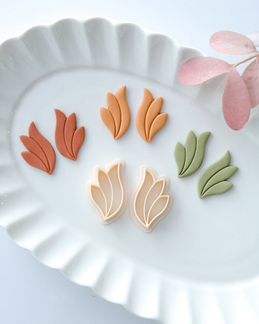 Spring Leaf Polymer Clay Cutters Set