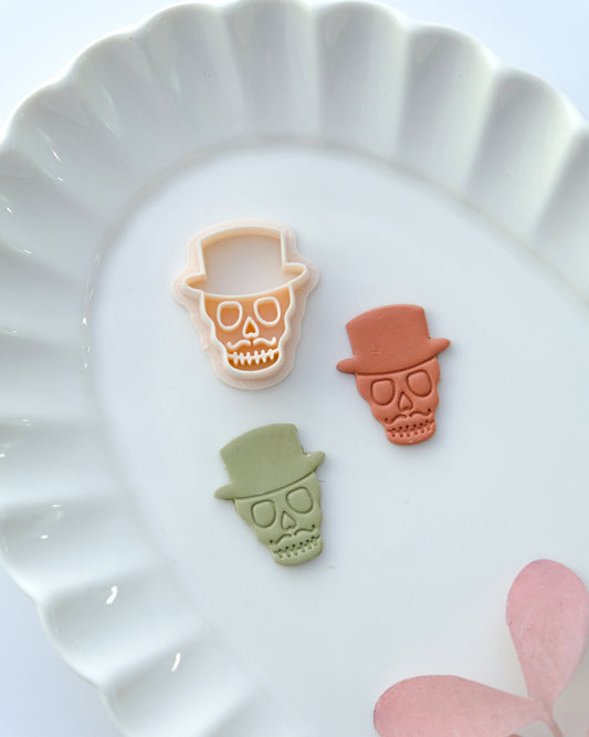 Sugar Skull Couple Polymer Clay Cutters