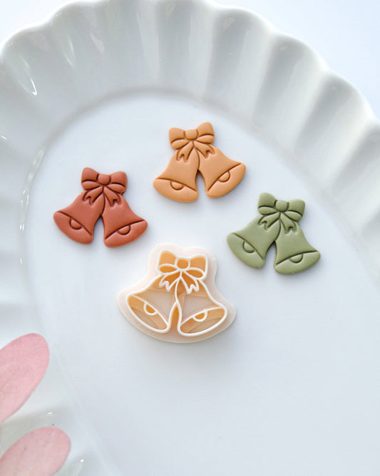 Winter Christmas Bell Polymer Clay Cutters