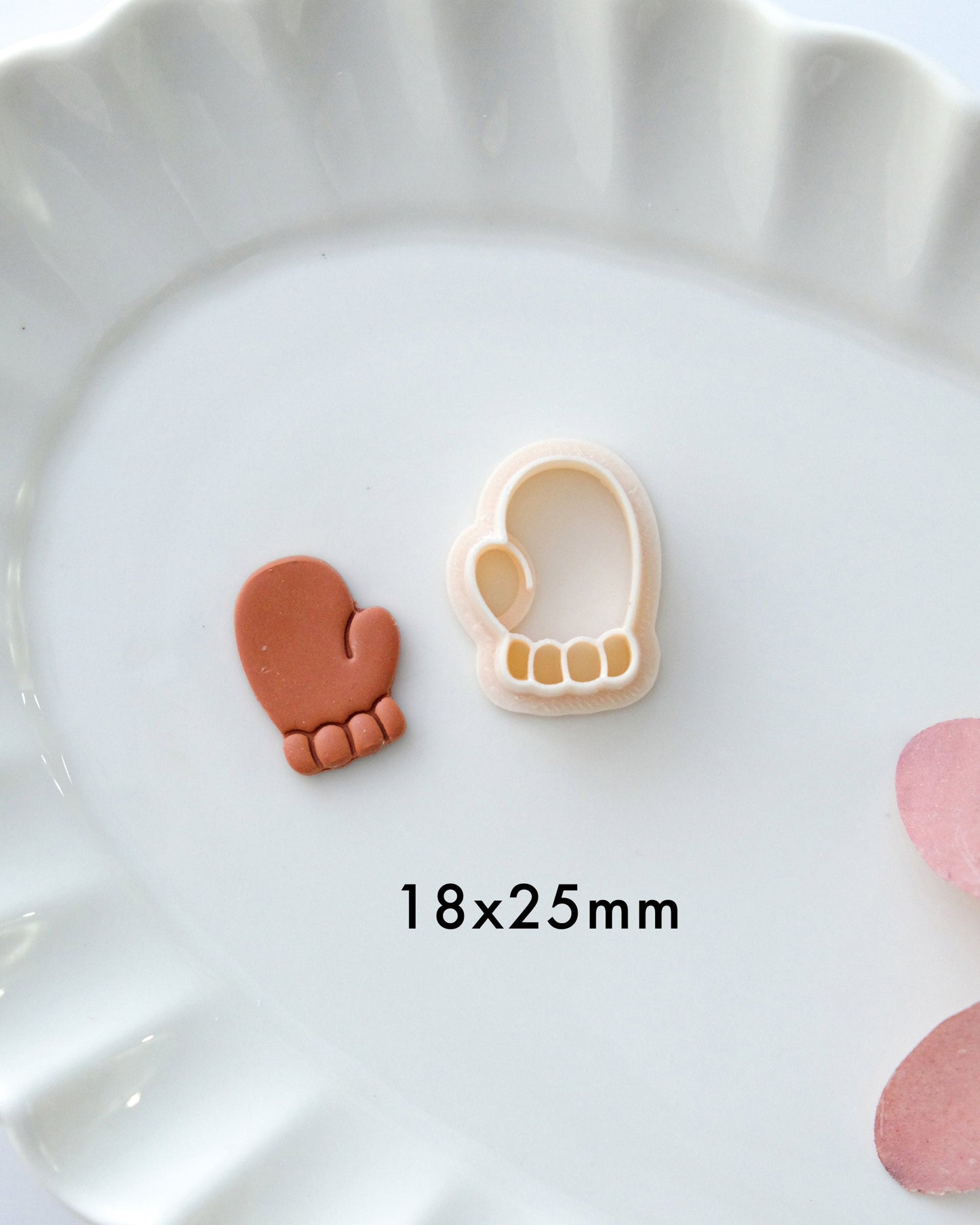Christmas Clay Cutters Set | Stud Earring Polymer Clay Cutters | Socks Gloves Sweater Beanie Earring Cutters | Winter Cutters | Clay Tools