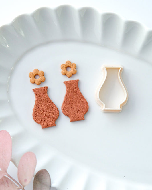 Boho Vase Polymer Clay Cutters