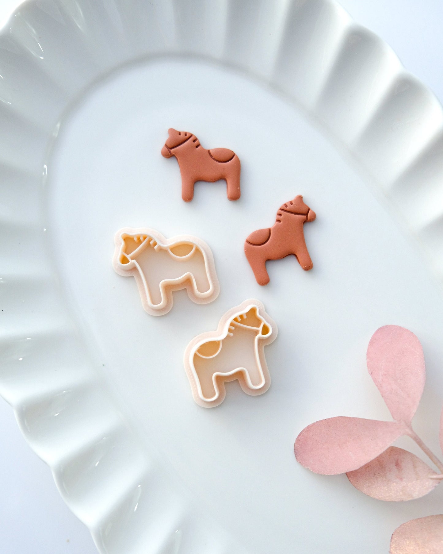 Dala Horse Christmas Clay Cutters