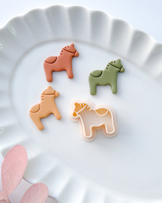 Dala Horse Christmas Clay Cutters