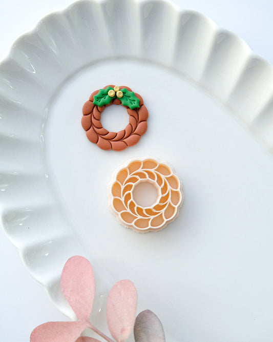 Christmas Wreath Clay Cutters