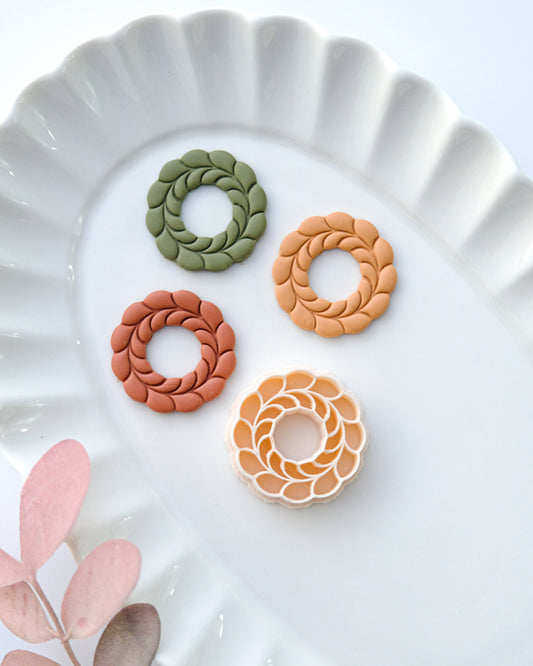 Christmas Wreath Clay Cutters