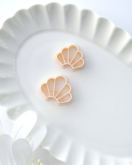 Scallop Fan Shape Polymer Clay Cutters