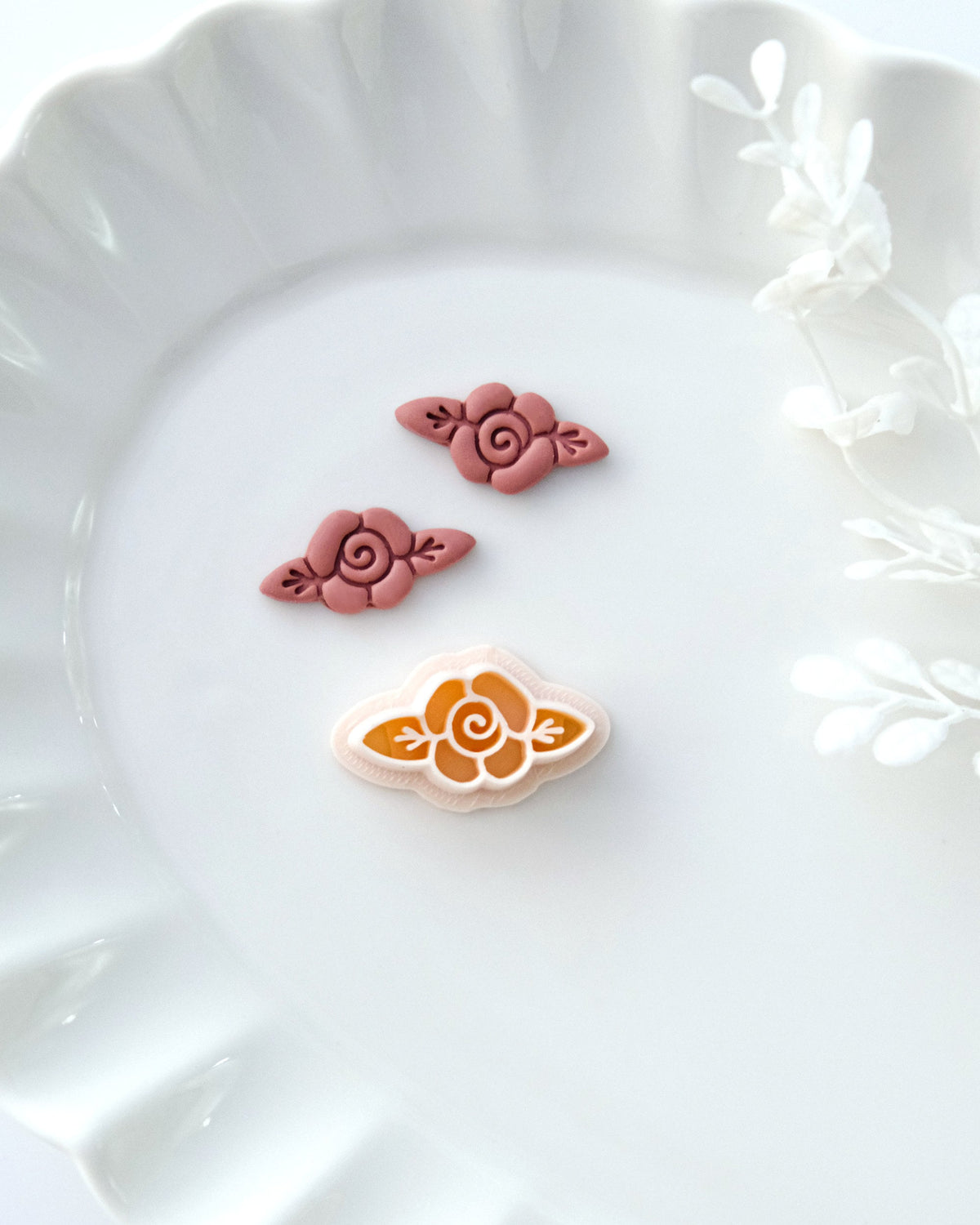 Rose Stud Polymer Clay Cutter
