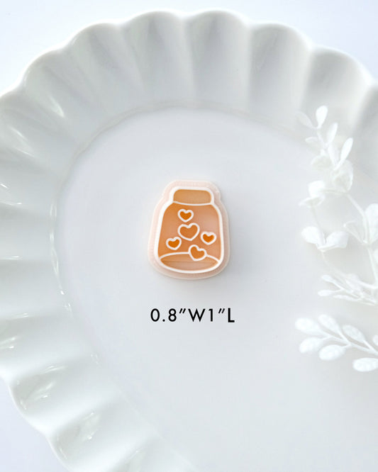 Bottle of Love Polymer Clay Cutters