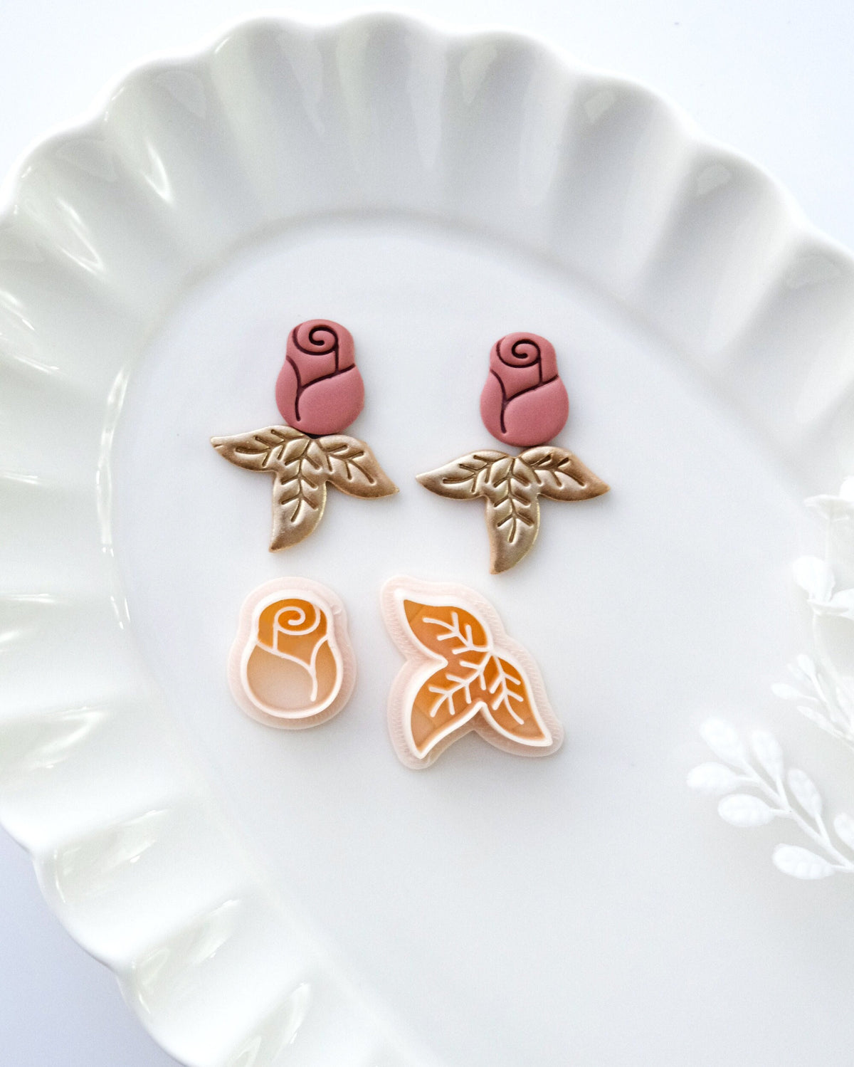 Rose Polymer Clay Cutters