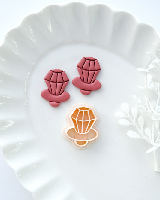 Lollipop Ring Valentines Day Polymer Clay Cutters