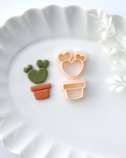 Cactus Boho Polymer Clay Cutters