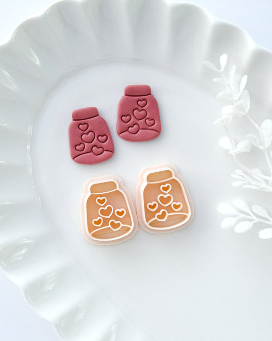 Bottle of Love Polymer Clay Cutters