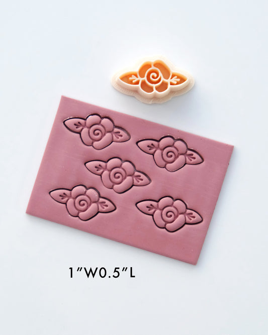 Rose Flower Mini Polymer Clay Cutter